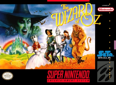 SNES - The Wizard of Oz Box Art Front