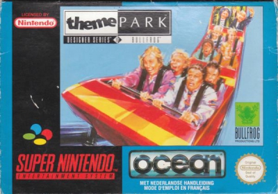 SNES - Theme Park Box Art Front