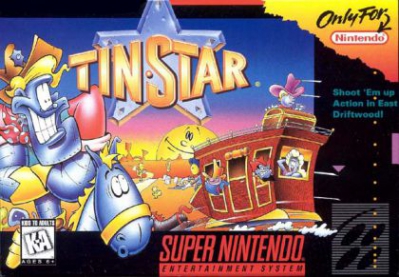 SNES - Tin Star Box Art Front