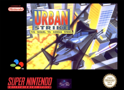 SNES - Urban Strike Box Art Front