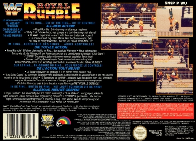 SNES - WWF Royal Rumble Box Art Back