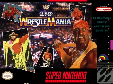 SNES - WWF Super WrestleMania Box Art Front