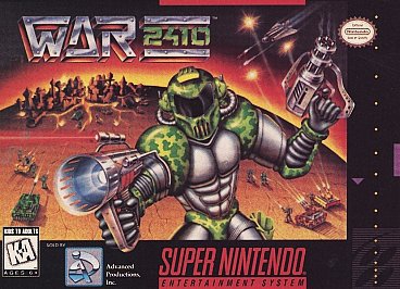 SNES - War 2410 Box Art Front