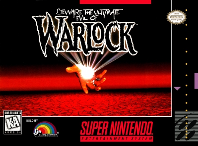 SNES - Warlock Box Art Front