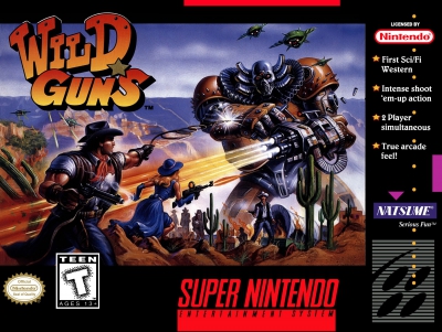 SNES - Wild Guns Box Art Front