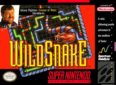 SNES - WildSnake Box Art Front