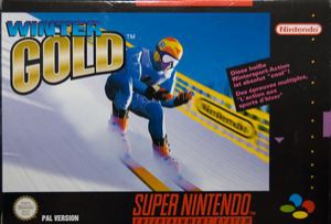 SNES - Winter Gold Box Art Front