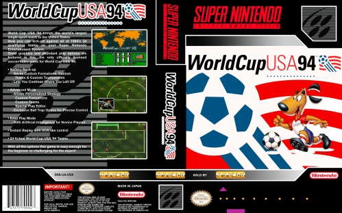 SNES - World Cup USA '94 Box Art