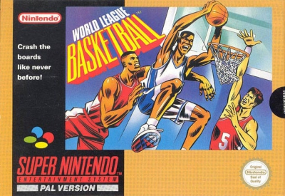 SNES - World League Basketball Box Art Front