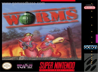 SNES - Worms Box Art Front