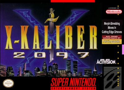 SNES - X Kaliber 2097 Box Art Front