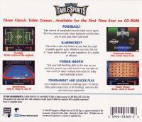 DOS - 3D TableSports Box Art Back