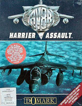 DOS - AV8B Harrier Assault Box Art Front