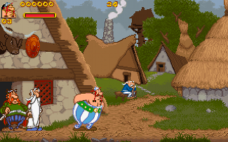 DOS - Asterix and Obelix Box Art Front