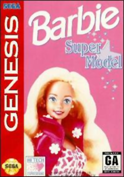 DOS - Barbie Super Model Box Art Front