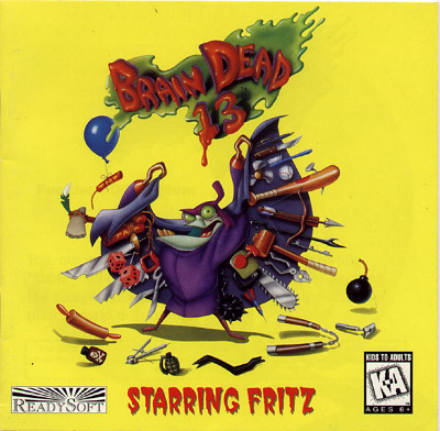 DOS - Brain Dead 13 Box Art Front