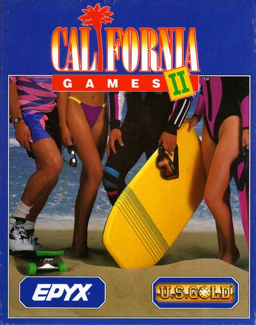 DOS - California Games 2 Box Art Front