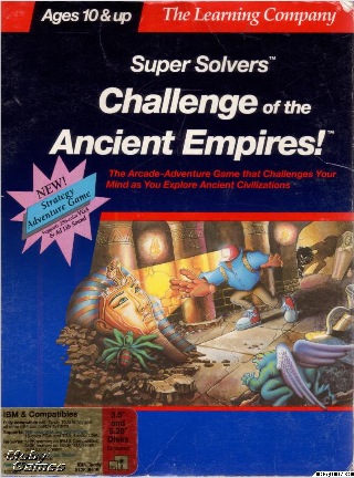 DOS - Challenge of the Ancient Empires Box Art Front