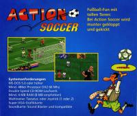 DOS - Action Soccer Box Art Back