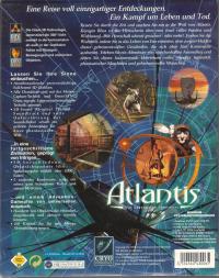 DOS - Atlantis The Lost Tales Box Art Back