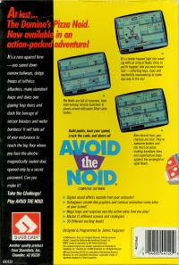 DOS - Avoid the Noid Box Art Back