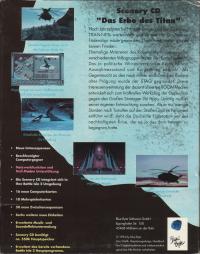 DOS - Battle Isle 2 Scenery CD Titan's Legacy Box Art Back