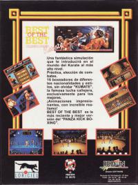 DOS - Best of the Best Championship Karate Box Art Back