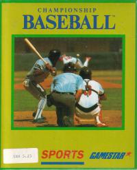 DOS - Championship Baseball Box Art Front