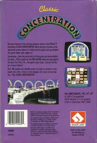 DOS - Classic Concentration Box Art Back