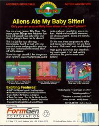 DOS - Commander Keen Aliens Ate My Babysitter! Box Art Back