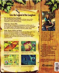 DOS - Conquests of the Longbow The Legend of Robin Hood Box Art Back