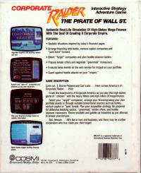 DOS - Corporate Raider The Pirate of Wall St Box Art Back