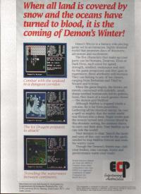 DOS - Demon's Winter Box Art Back