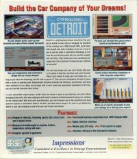 DOS - Detroit Box Art Back