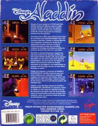 DOS - Disney's Aladdin Box Art Back