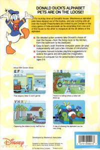 DOS - Donald's Alphabet Chase Box Art Back