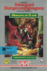 DOS - Dragons of Flame Box Art Front