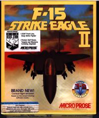 DOS - F 15 Strike Eagle II Box Art Front