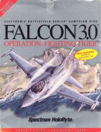 DOS - Falcon 30 Operation Fighting Tiger Box Art Front