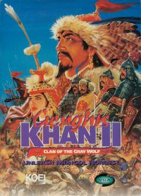 DOS - Genghis Khan II Clan of the Gray Wolf Box Art Front