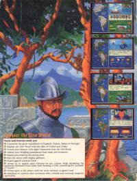 DOS - Gold of the Americas The Conquest of the New World Box Art Back
