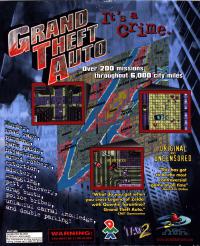 DOS - Grand Theft Auto Box Art Back