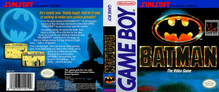 Game Boy - Batman Box Art