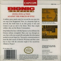 Game Boy - Bionic Commando Box Art Back