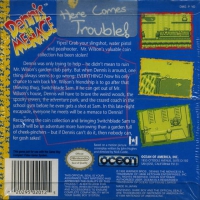 Game Boy - Dennis the Menace Box Art Back