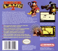 Game Boy - Donkey Kong Land 2 Box Art Back