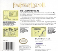 Game Boy - Final Fantasy Legend II Box Art Back