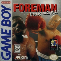 Game Boy - Foreman for Real Box Art Front