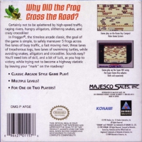 Game Boy - Frogger Box Art Back