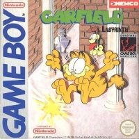 Game Boy - Garfield Labyrinth Box Art Front